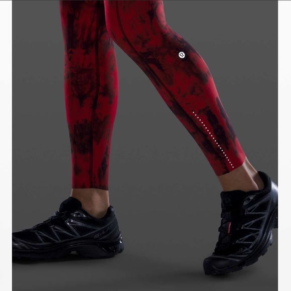 ❤️ Lululemon Fast & Free 25” Leggings Red Game Day Size 2 NWT - Picture 5 of 7